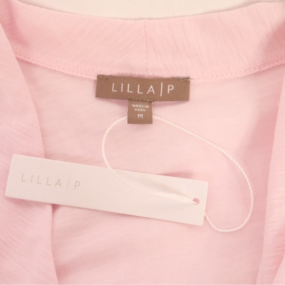 NWT Lilla P Baby Pink Sleeveless Wrap Blouse - Picture 4 of 5